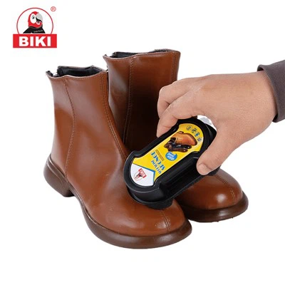 Black shoe shine sponge